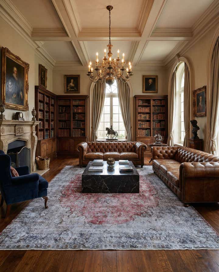 8' 4 x 11' 1 Vintage Royal Wool Rug