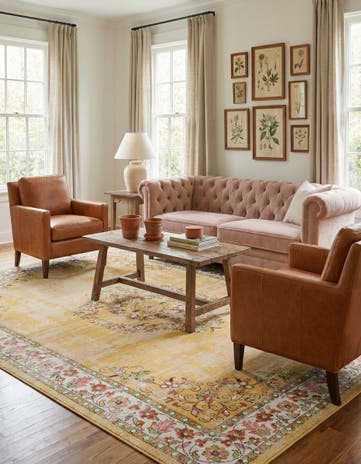 Yellow Lucerne Rug
