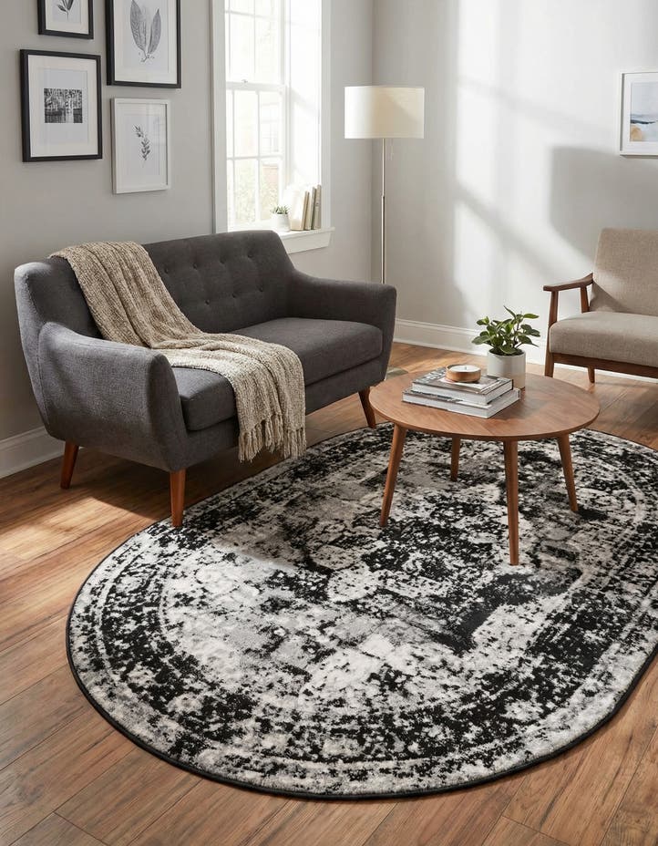 4' 1 x 6' 1 Monte Carlo Oval Rug