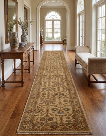2' 9 x 16' 11 Hand Knotted Ziegler Runner Rug