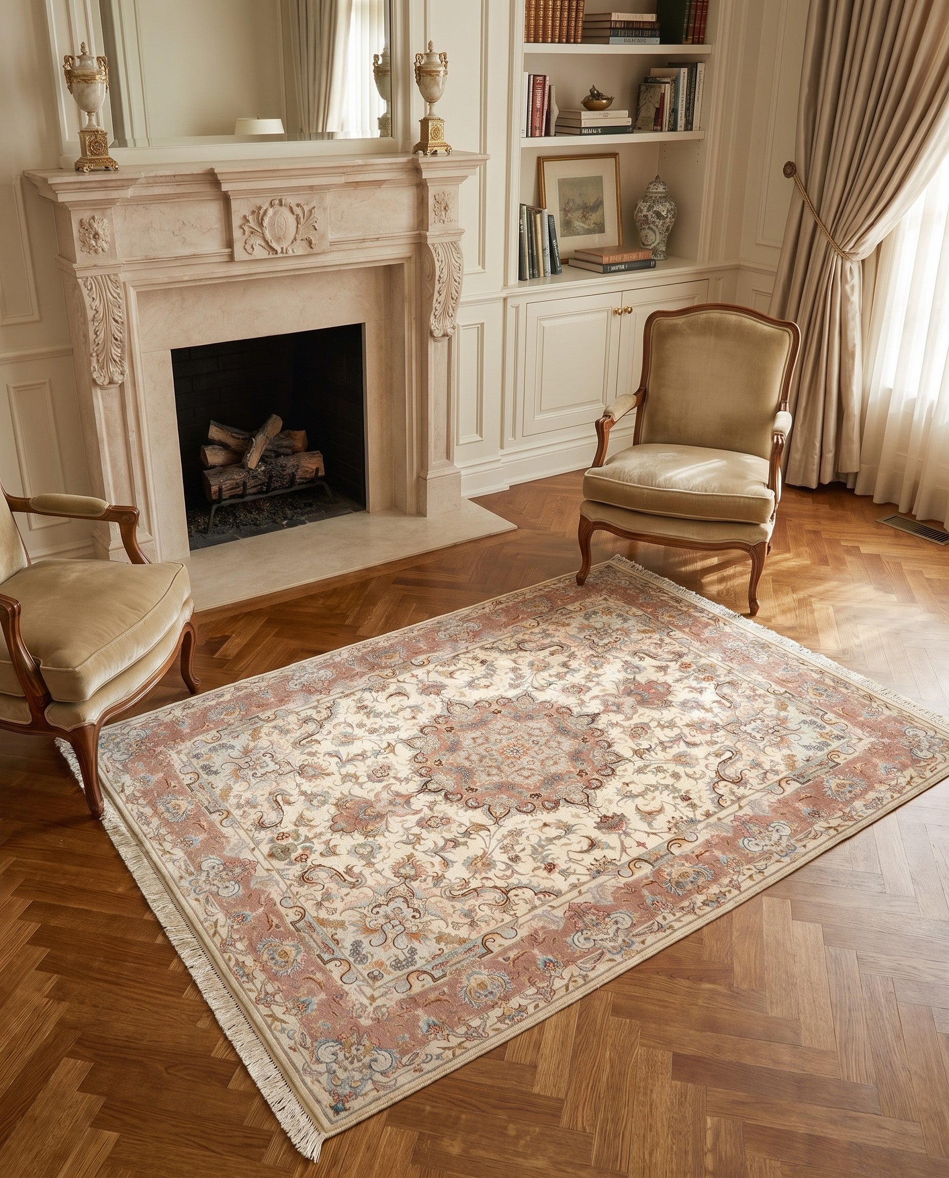 4' 10 x 6' 6 Tabriz Rug