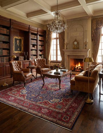 9' 7 x 11' 11 Tabriz Rug