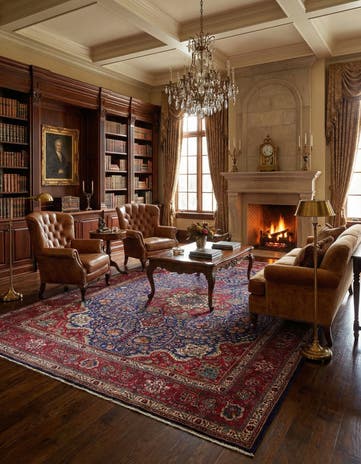 9' 7 x 11' 11 Tabriz Rug