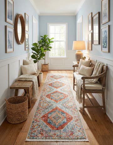 Salmon Paragon Runner Rug