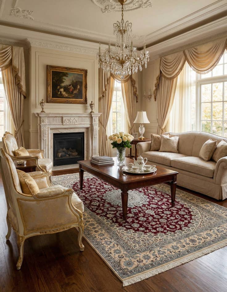 Detail image of 5' 3 x 7' 9 Nain Rug