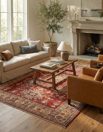 5' 6 x 7' 7 Hand Knotted Kazak Oriental Rug