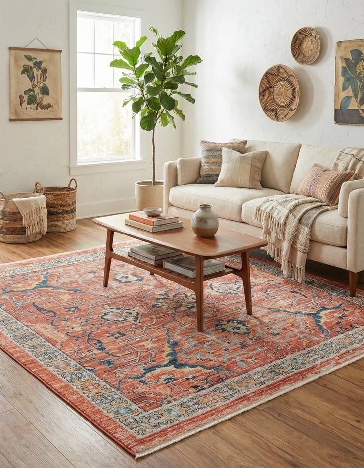 Detail image of 6' x 6' Lola Square Rug