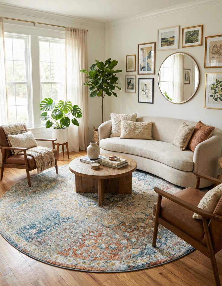 Detail image of  10' 2 x 10' 2 Newport Round Rug