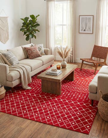 10' 8 x 14' Moroccan Trellis Rug