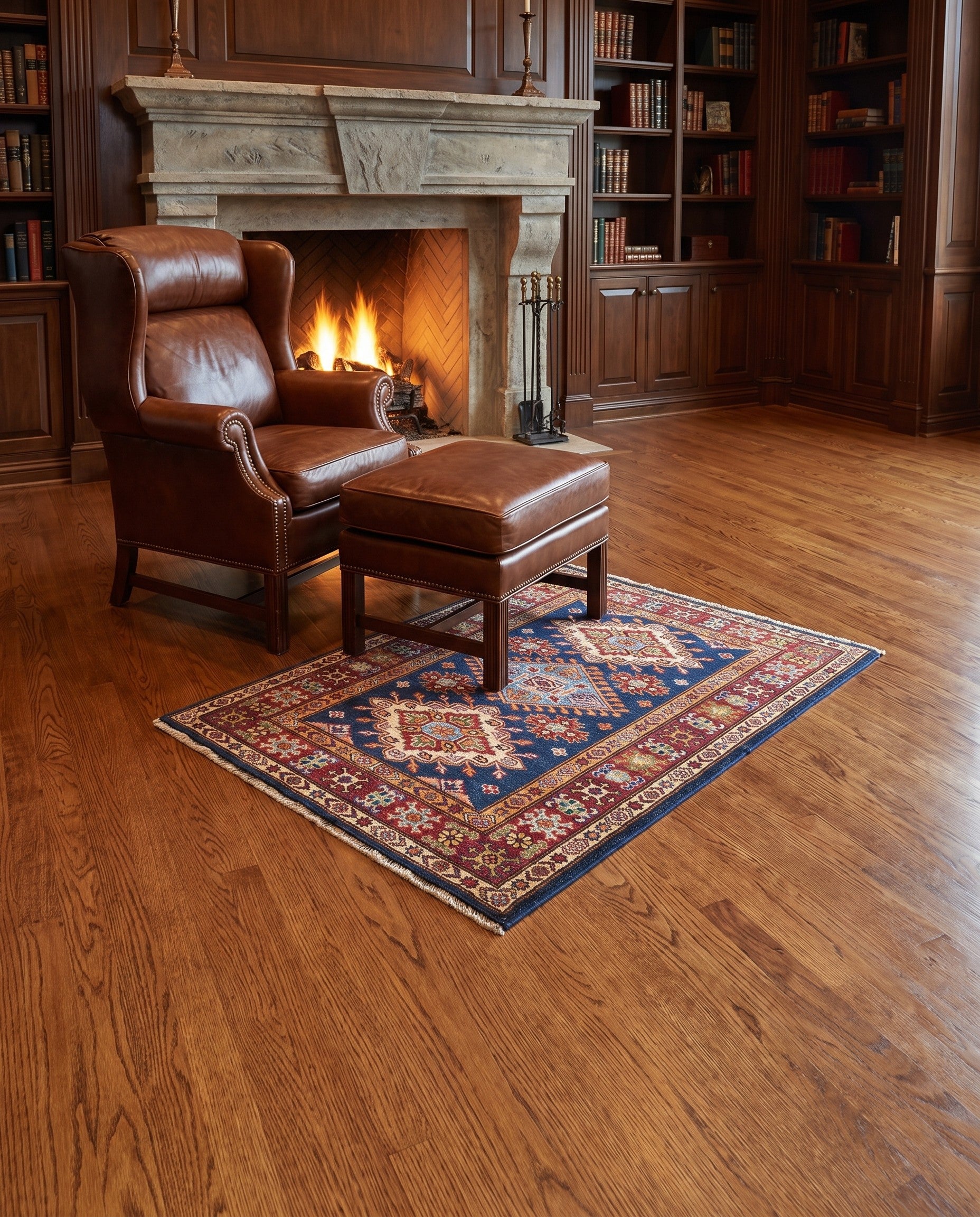 2' 10 x 4' 1 Hand Knotted Kazak Rug