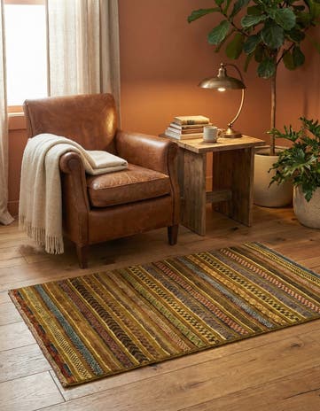 2' 9 x 4' 1 Hand Knotted Modern Ziegler Rug
