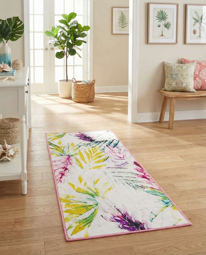2' x 3' 11 Easy-Clean Jill Zarin Caribbean Indoor / Outdoor Runner Rug