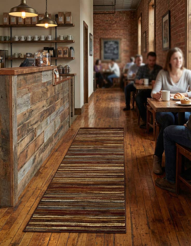 Detail image of 2' x 8' Coffee Shop Runner Rug