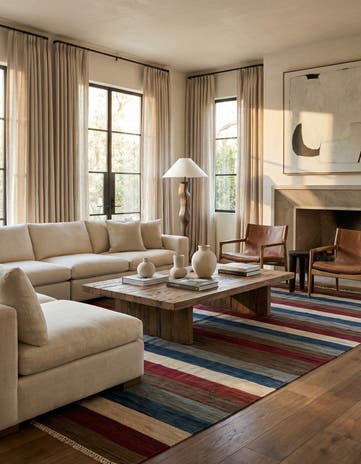 9' 8 x 13' 1 Hand Woven Kilim Modern Wool Rug