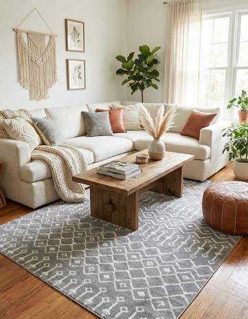 6' x 9' Kasbah Trellis Rug