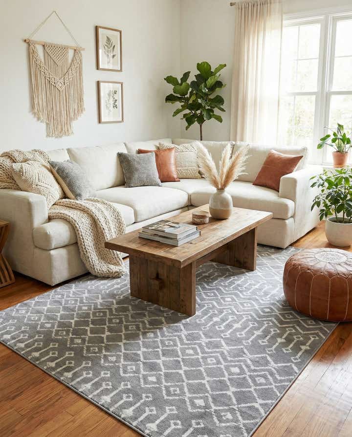 6' x 9' Kasbah Trellis Rug