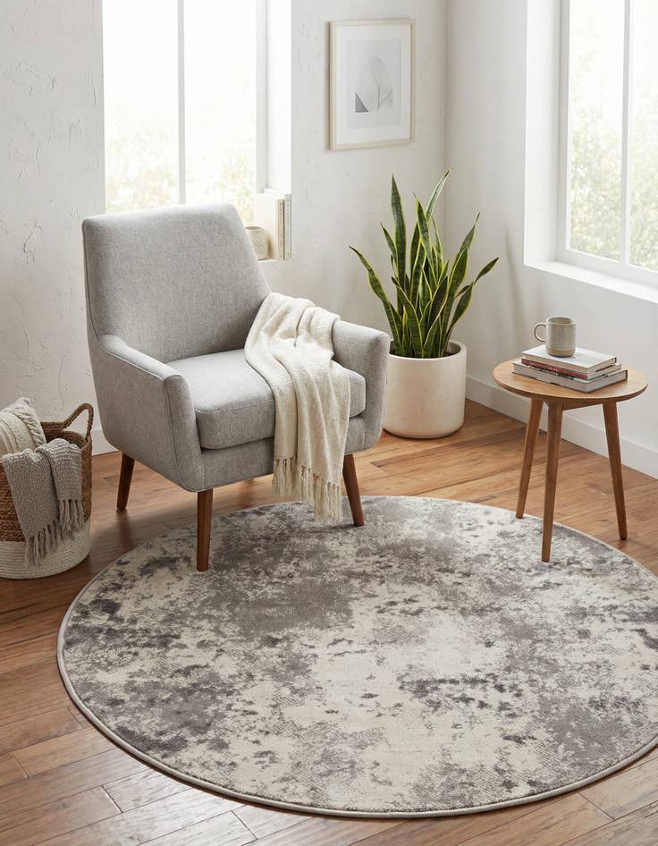 Detail image of 3' x 3' Aurora Round Rug