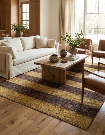 4' 9 x 6' 4 Hand Knotted Modern Ziegler Oriental Rug