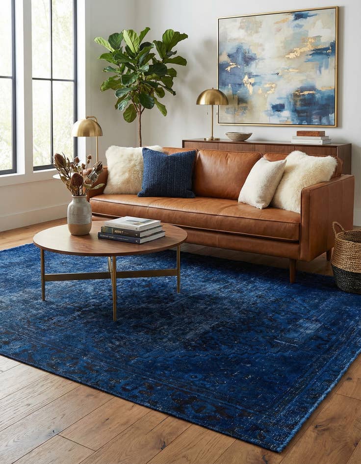 Detail image of 4' x 6' 5  Hand Knotted Ultra Vintage Persian Wool Rug