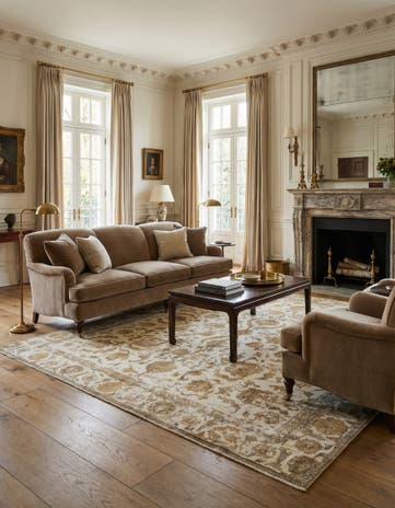 9' x 10' 2 Hand Knotted Vintage Royal Persian Wool Rug