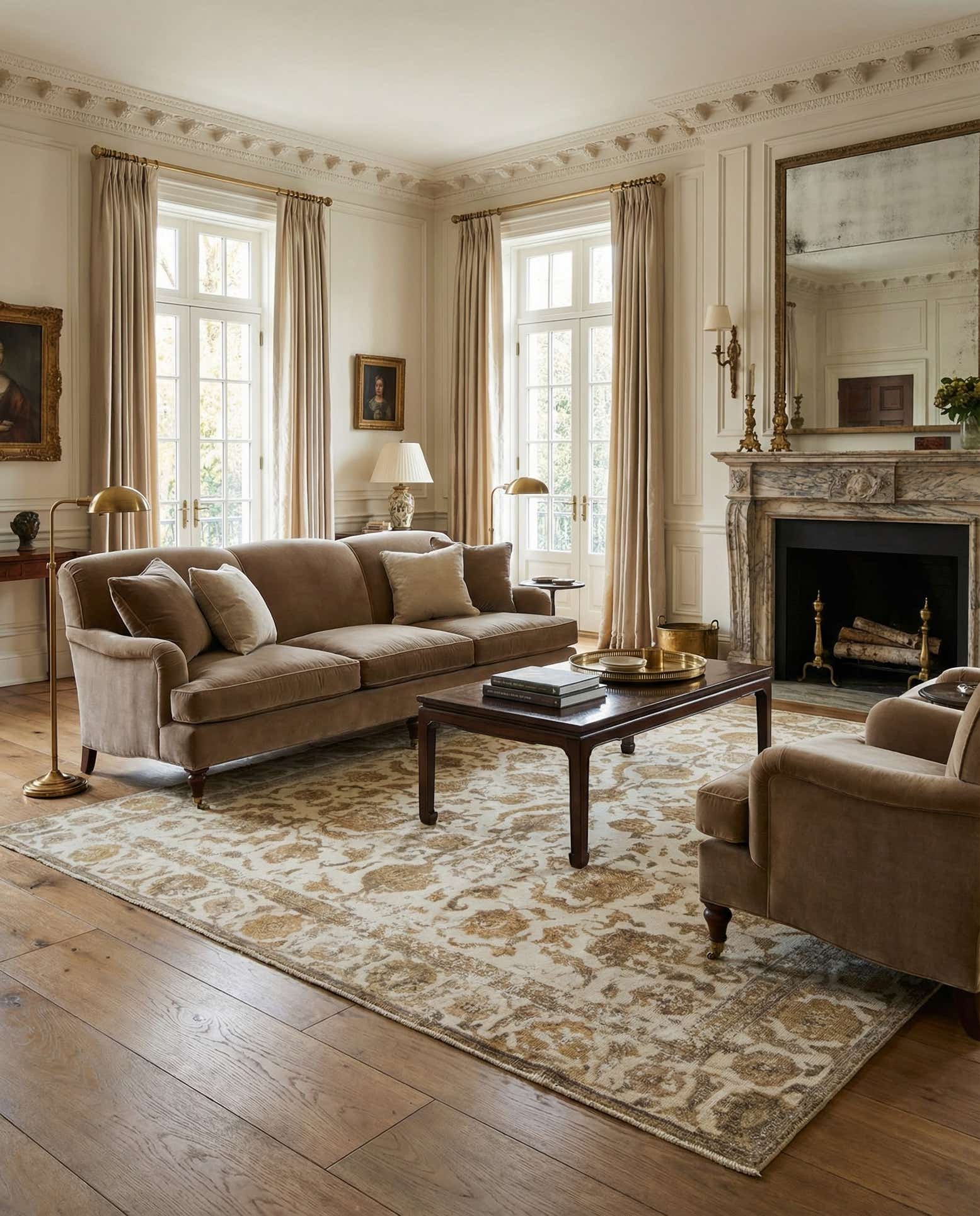9' x 10' 2 Hand Knotted Vintage Royal Persian Wool Rug