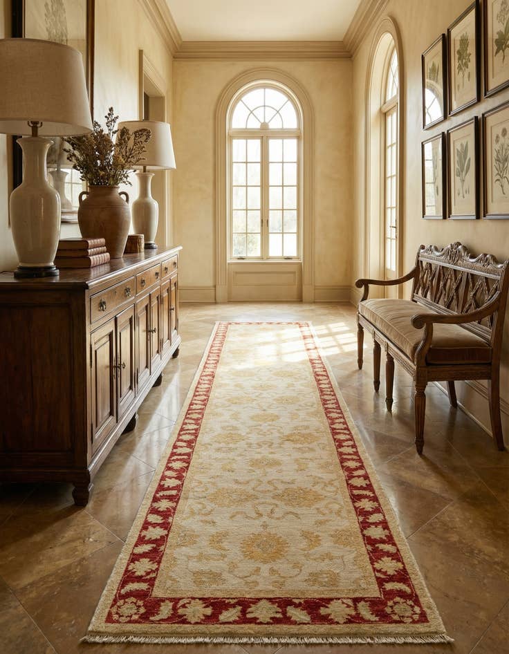 Detail image of 2' 6 x 14' 8 Kaizar Wool Runner Rug