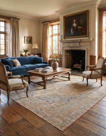 9' 8 x 12' 3 Hand Knotted Ultra Vintage Persian Wool Rug