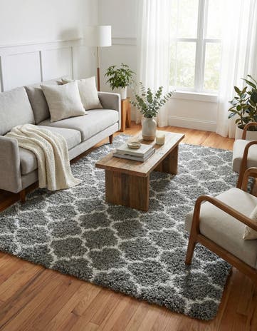 8' x 10' Moroccan Shag Rug