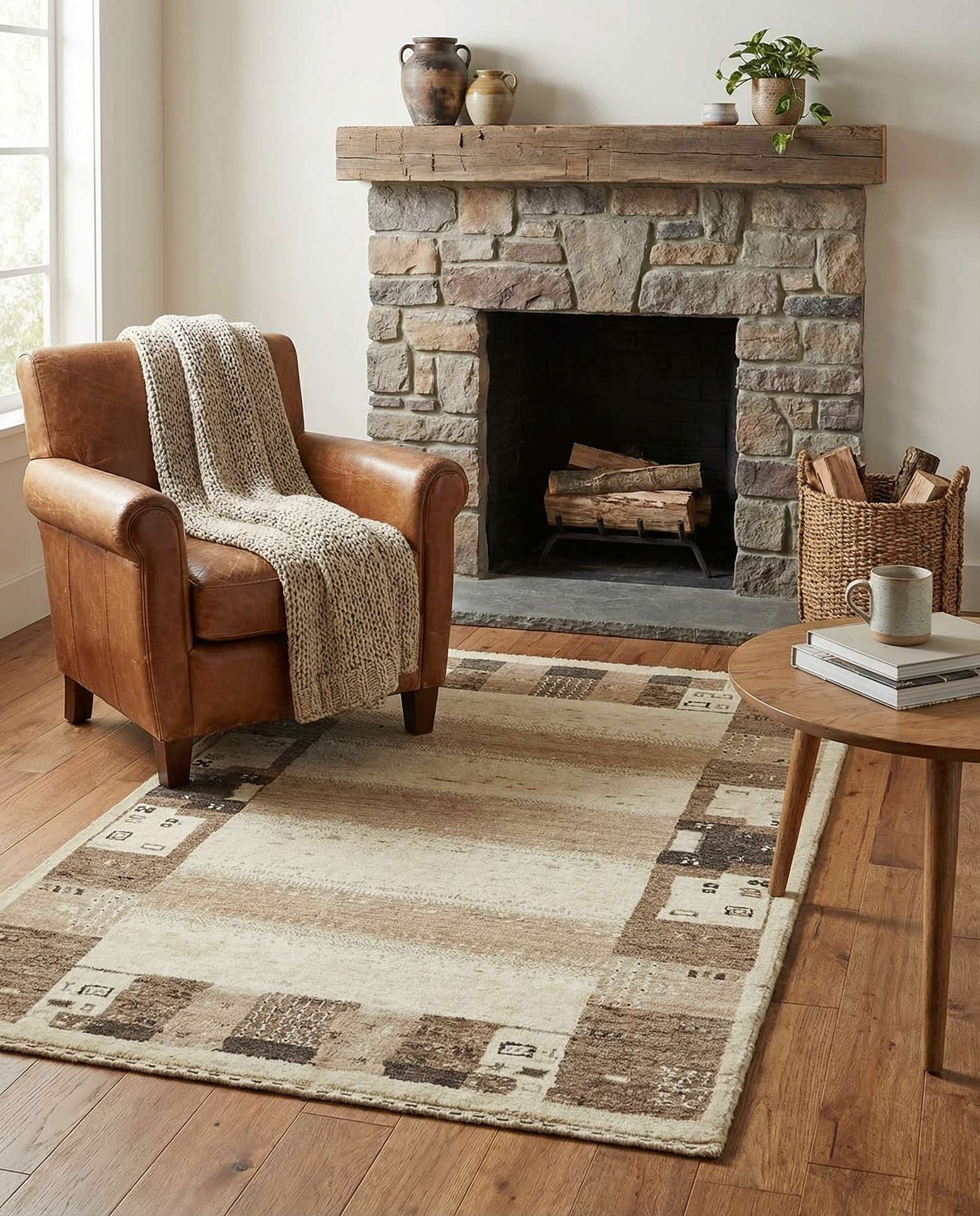 3' x 4' 2 Hand Knotted Kashkuli Gabbeh Wool Rug