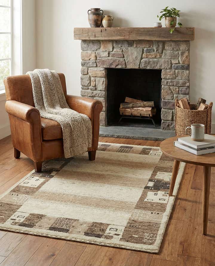 3' x 4' 2 Hand Knotted Kashkuli Gabbeh Wool Rug