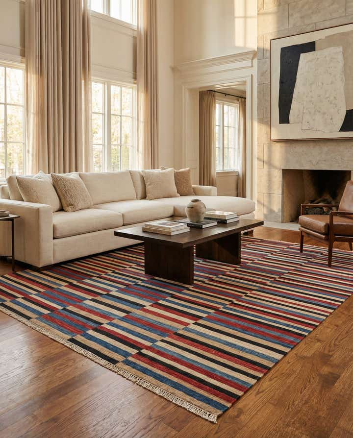 8' 10 x 9' 11 Hand Knotted Darya Wool Rug