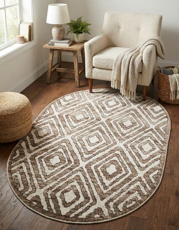 3' 3 x 5' 3 Hermitage Oval Rug
