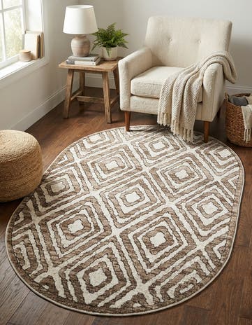 3' 3 x 5' 3 Hermitage Oval Rug