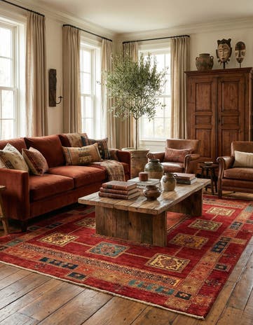 5' 8 x 7' 11 Kashkuli Rug
