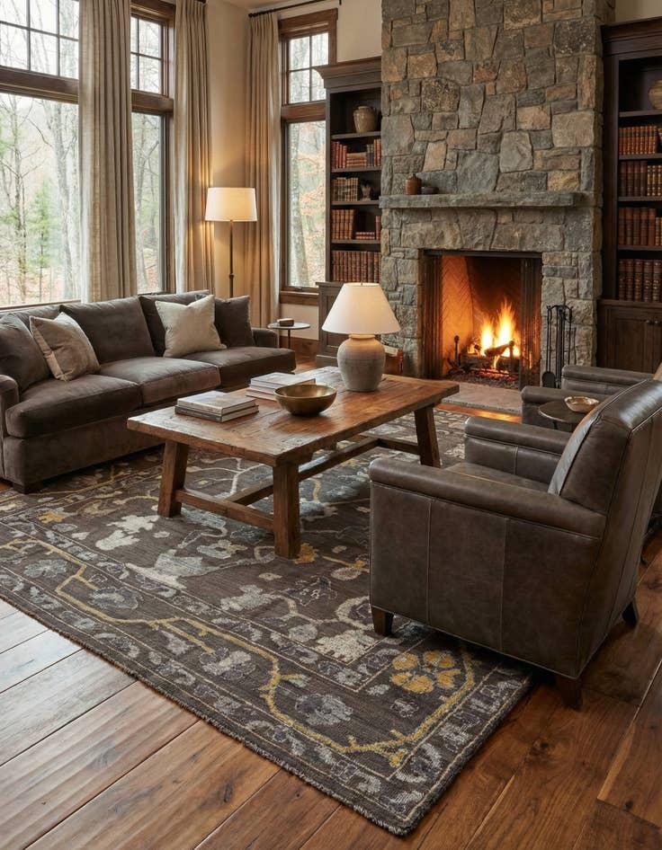 Detail image of 10' x 14' 5  Hand Knotted Oushak Wool Rug