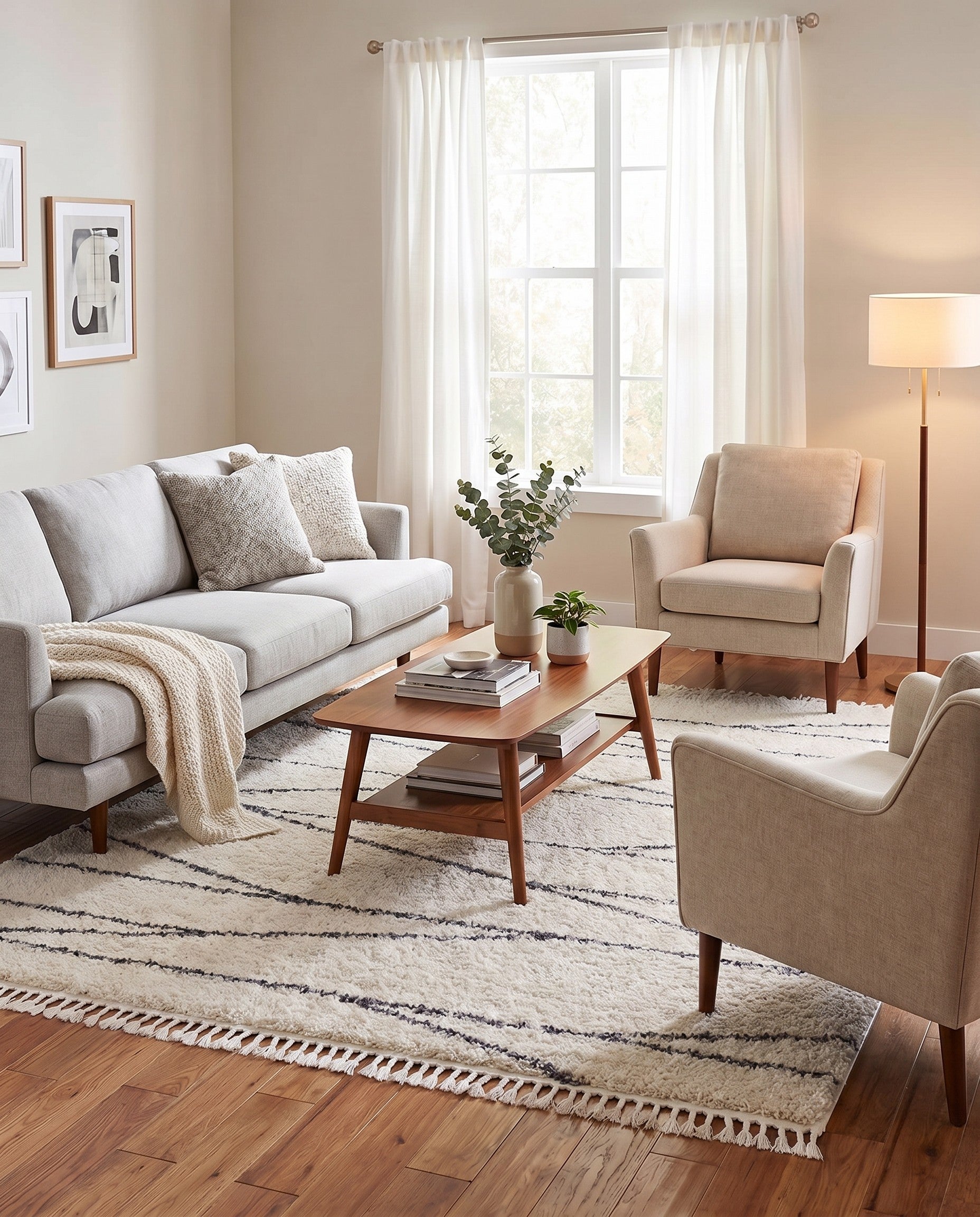 10' x 10' Serenity Shag Square Rug
