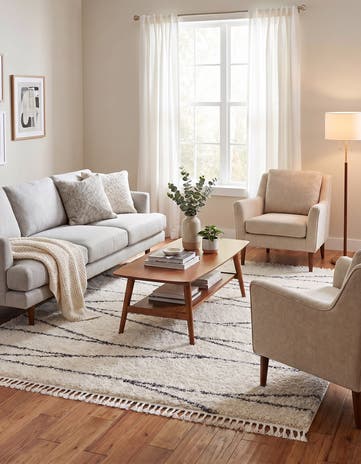 10' x 10' Serenity Shag Square Rug