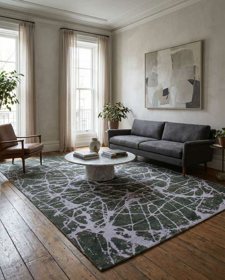 6' 6 x 9' 2 Hand Knotted Ultra Vintage Persian Wool Rug