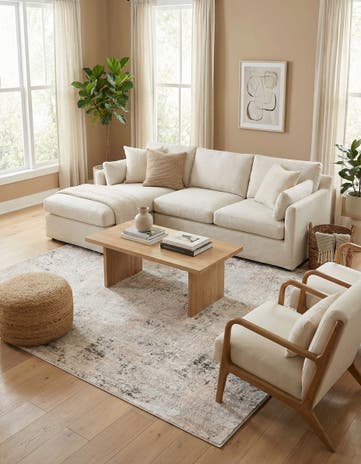 Gray Caspian Square Rug