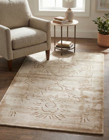 2' 7 x 4' 10 Hand Knotted Darya Wool Rug