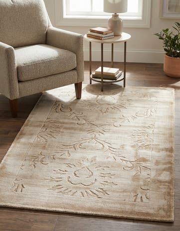 2' 7 x 4' 10 Hand Knotted Darya Wool Rug