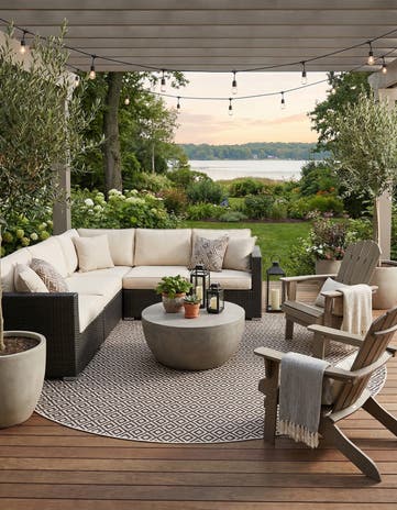 12' x 12' Easy-Clean Jill Zarin Costa Rica Indoor / Outdoor Round Rug