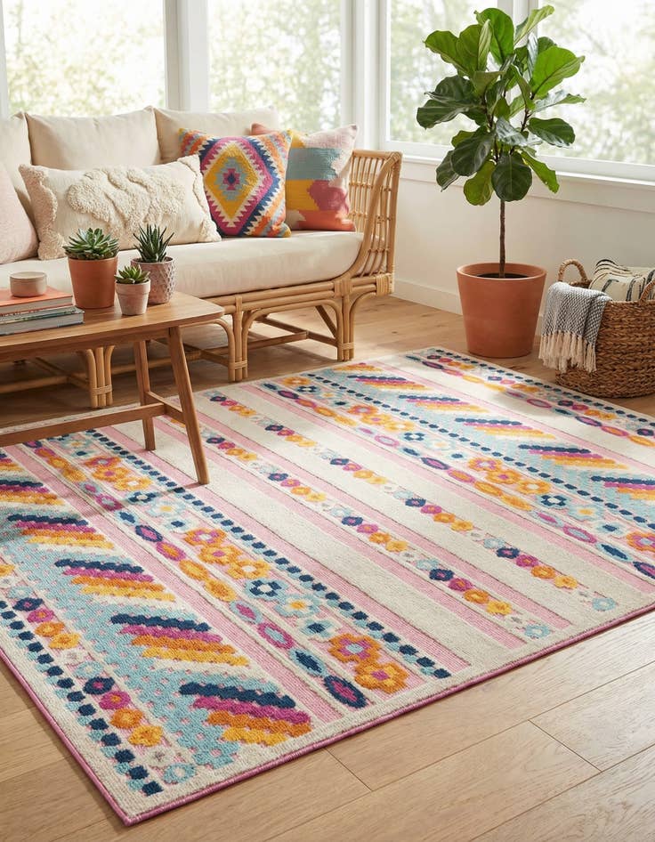 Detail image of 7' 10 x 10'  Washable Aruba Indoor / Outdoor Rug