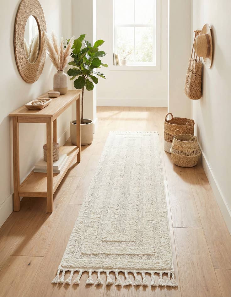 Detail image of 2' x 8' Boho Runner Rug