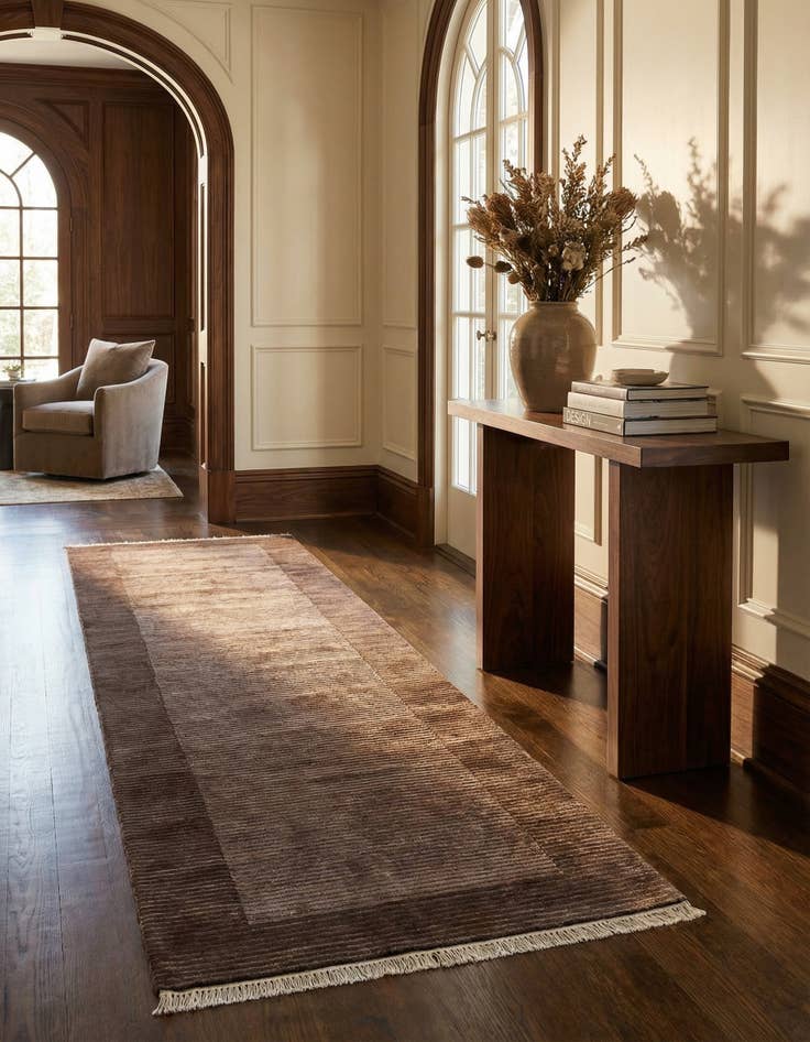 Detail image of  2' 7 x 13' 1  Hand Knotted Darya Wool Runner Rug