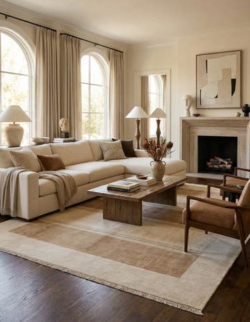 7' 10 x 9' 10 Hand Knotted Darya Wool Rug
