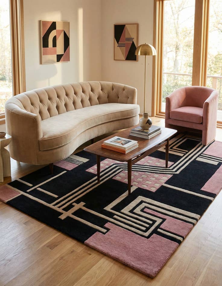 Detail image of 5' x 8' Luna Rug