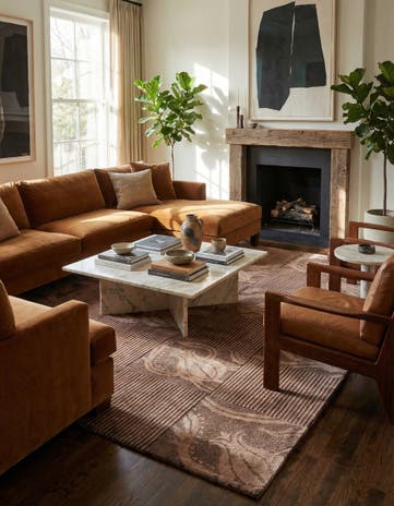 8' 2 x 10' Hand Knotted Darya Wool Rug