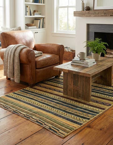 3' 3 x 4' 10 Hand Knotted Modern Ziegler Rug