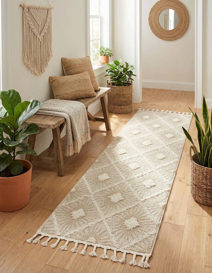 Detail image of  2' x 8' Boho Runner Rug